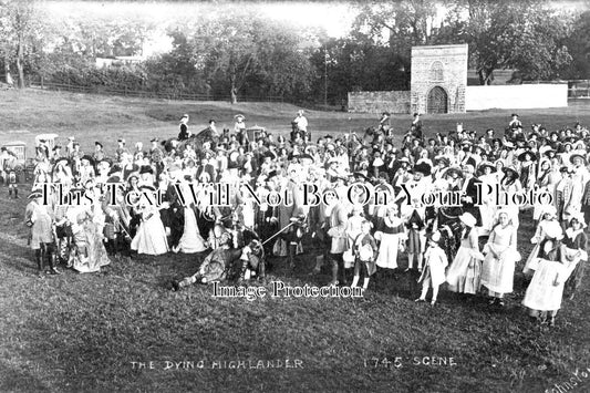 LA 4181 - The Dying Highlander, Lancaster Pageant, Lancashire 1913