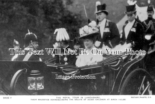 LA 4197 - Royal Tour In Lancashire, King George V 1913