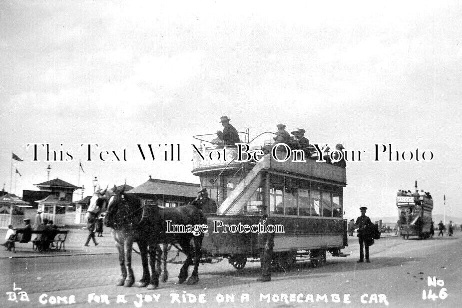 LA 4208 - Morecambe Horse Drawn Tram Car, Lancashire