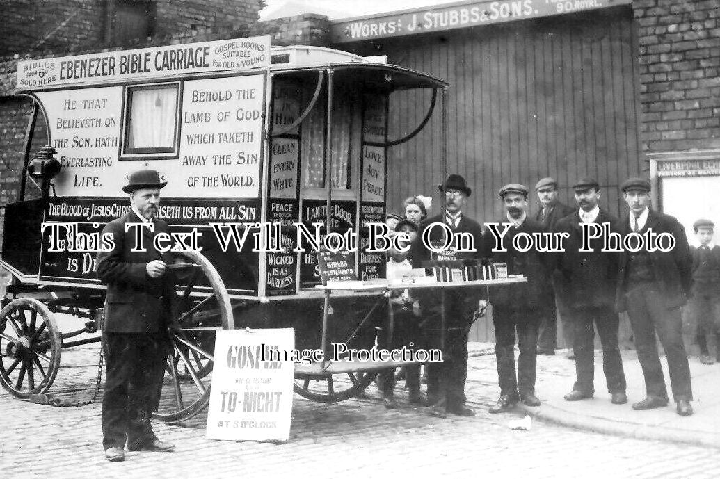 LA 4209 - Ebenezer Bible Carriage, Liverpool, Lancashire c1911