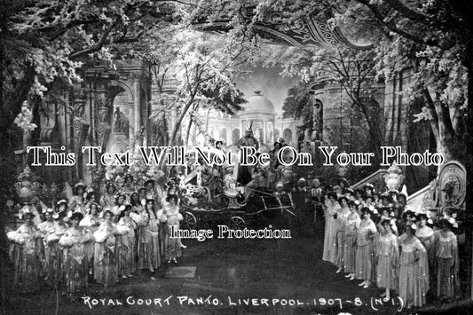 LA 4214 - Royal Court Panto, Liverpool, Lancashire 1907-08