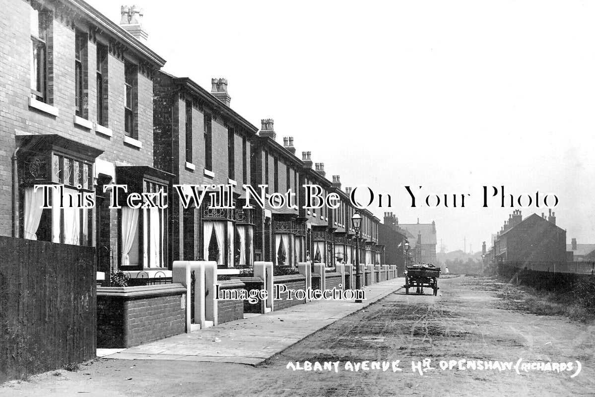 LA 4239 - Albany Avenue, Higher Openshaw, Lancashire c1913