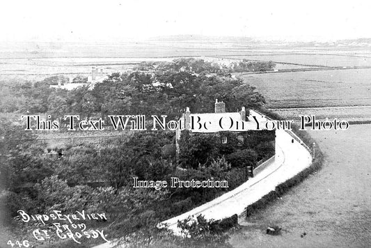 LA 4243 - Birds Eye View From Great Crosby, Lancashire c1910