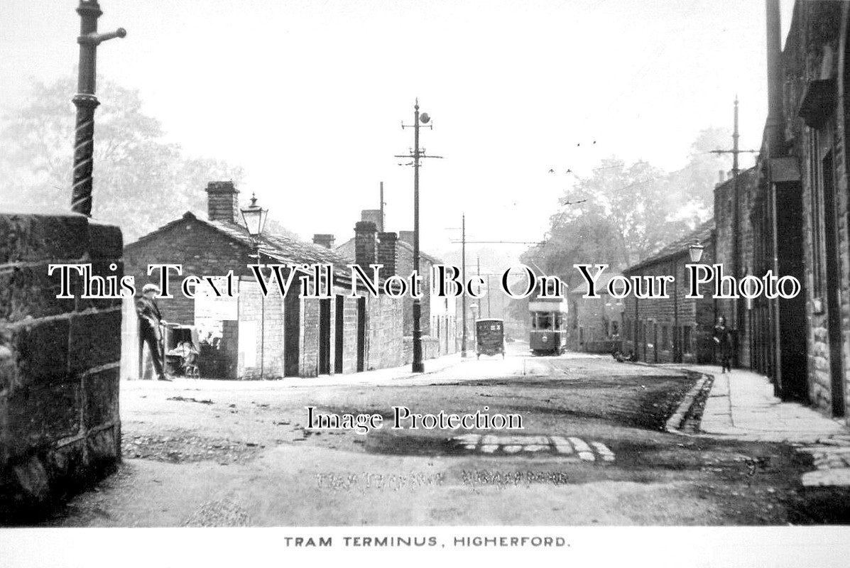 LA 4244 - Tram Terminus, Higherford, Lancashire