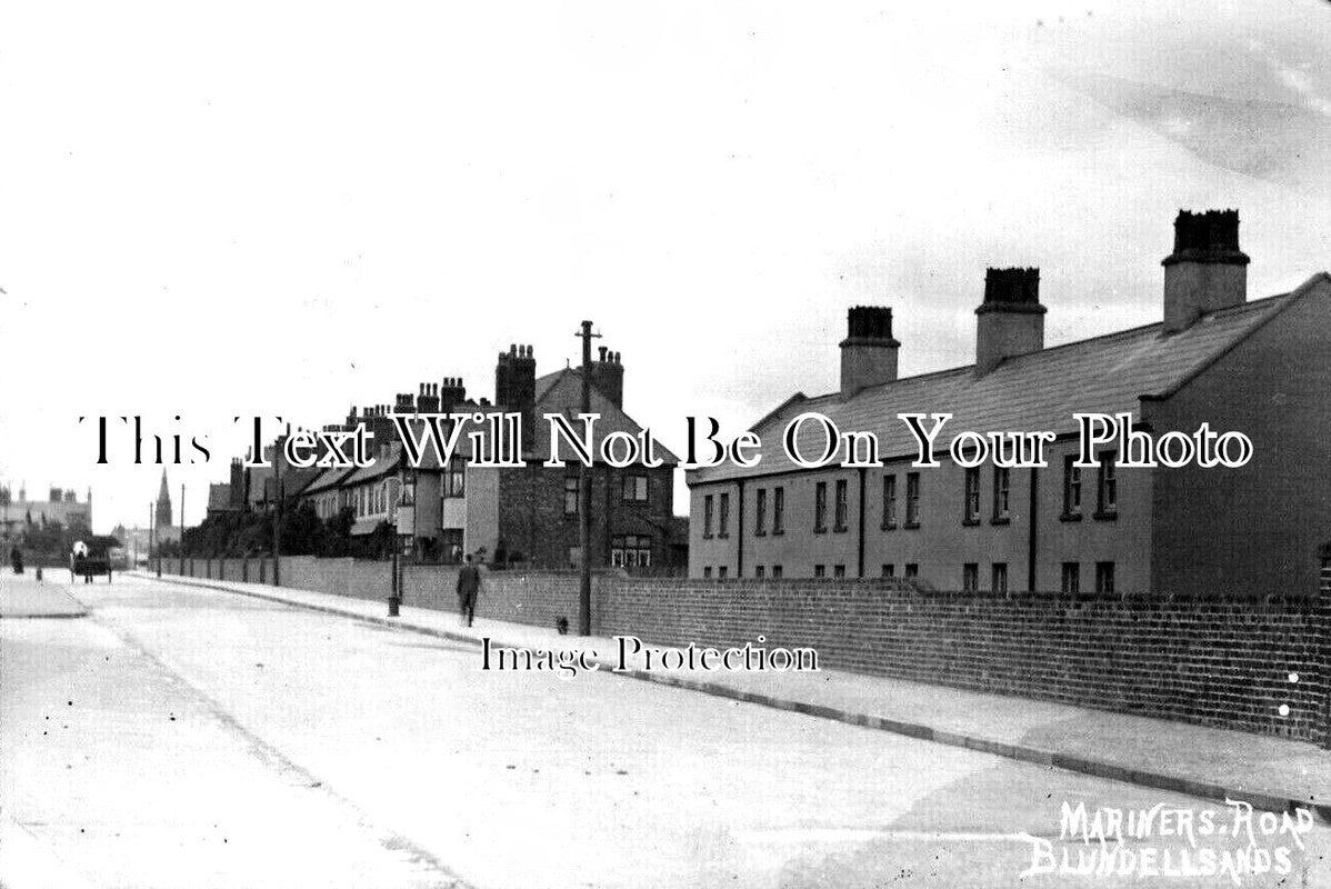 LA 4266 - Mariners Road, Blundellsands, Liverpool, Lancashire c1914