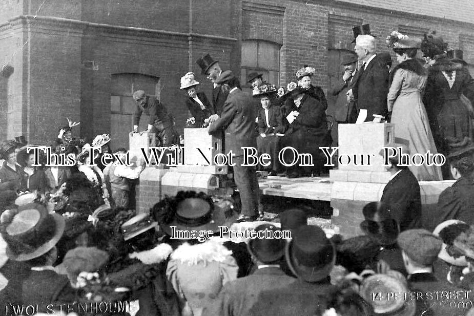 LA 4271 - Blackpool Stone Laying, Lancashire c1909