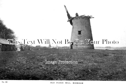 LA 4277 - Old Flour Mill, Kirkham Windmill, Lancashire c1913