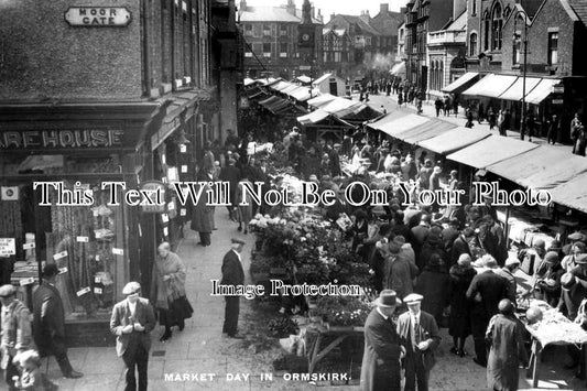 LA 4287 - Market Day In Ormskirk, Lancashire c1930