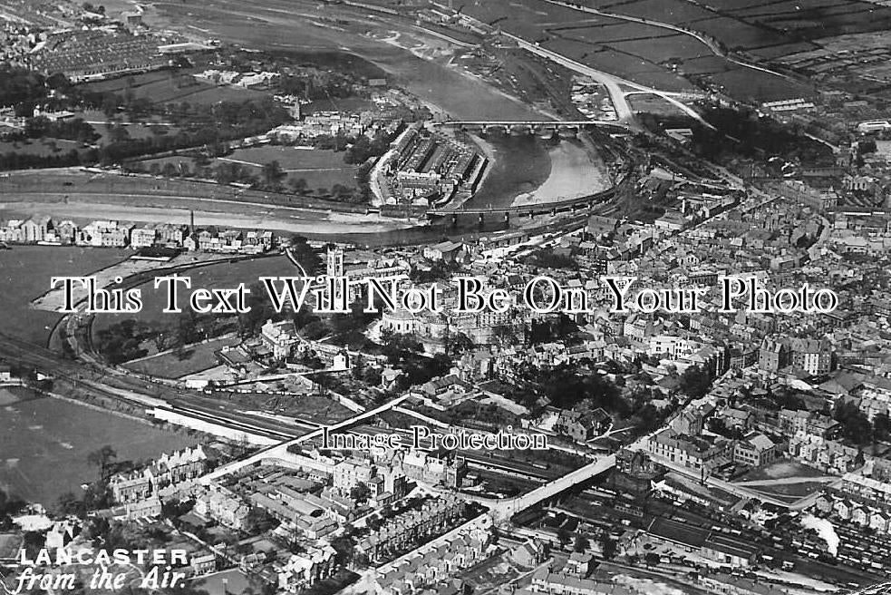 LA 4293 - Lancaster From The Air, Lancashire