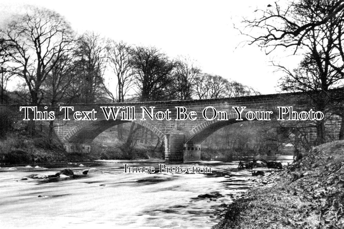 LA 4296 - Cock Bridge, River Calder, Harwood, Lancashire c1909