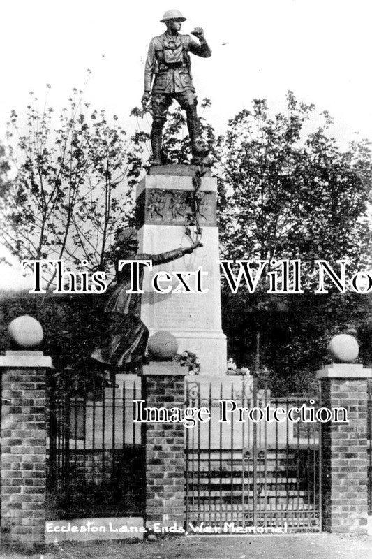 LA 4322 - Eccleston Lane Ends War Memorial, Prescot, Lancashire