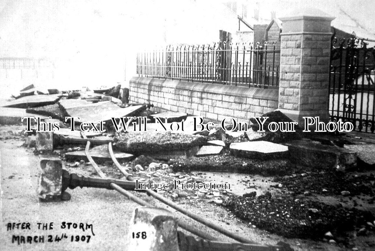 LA 4333 - After The Storm, Morecambe, Lancashire 1907