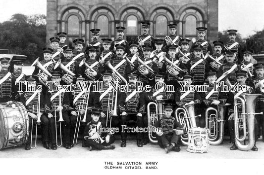 LA 4358 - The Salvation Army Oldham Citadel Band, Lancashire c1930