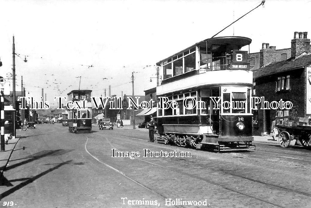 LA 4370 - Tram Terminus, Hollinwood, Manchester, Lancashire