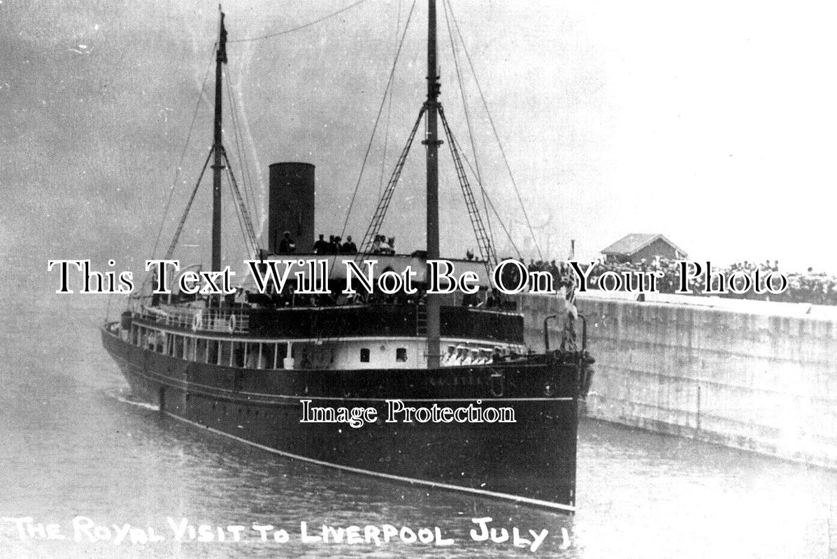 LA 4417 - Royal Visit To Liverpool, Lancashire 1927