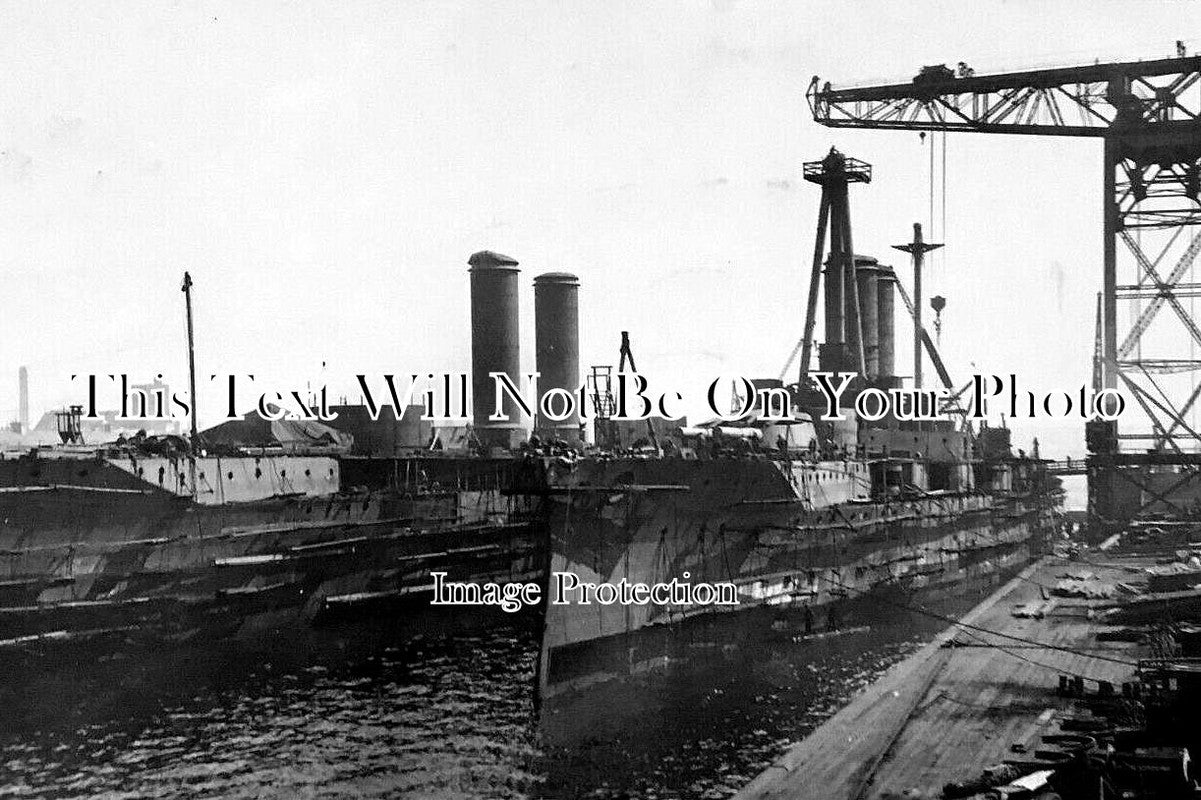 LA 4428 - HMS Emperor Of India In Barrow Dock, Lancashire