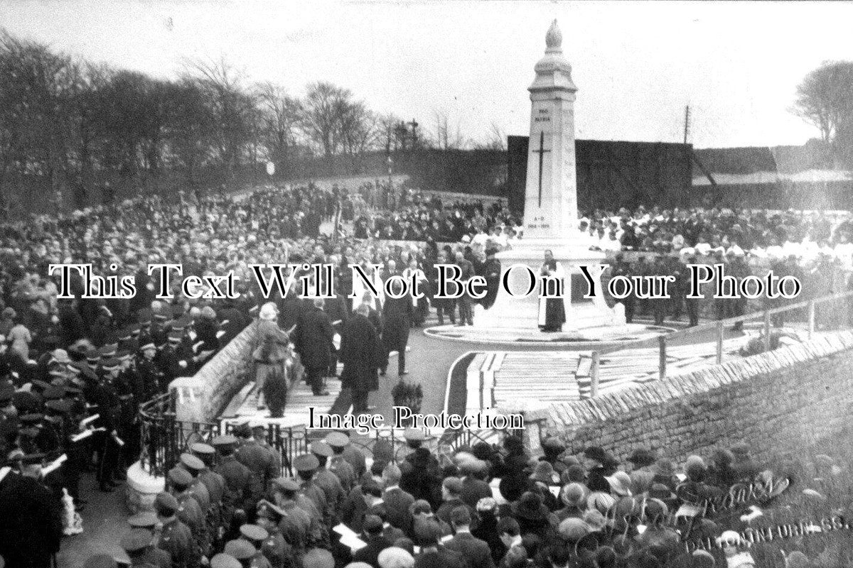 LA 4429 - Unveiling Dalton In Furness War Memorial, Lancashire WW1 – JB ...