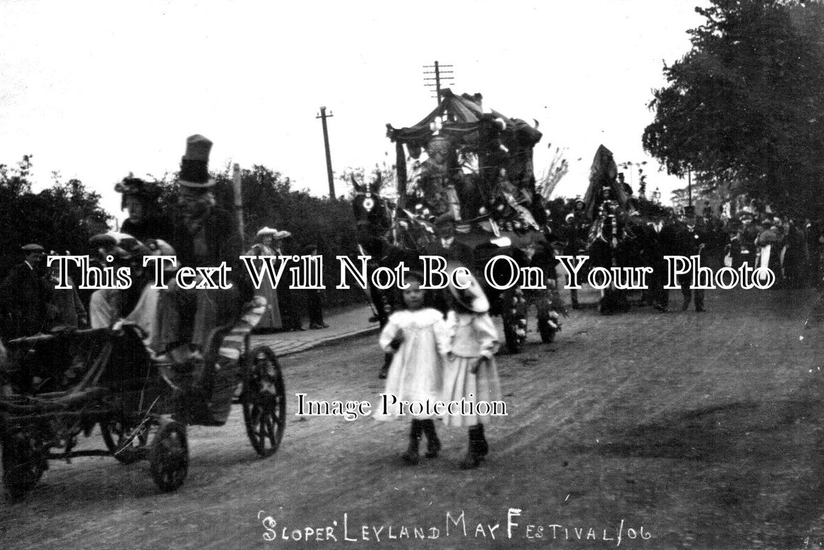 LA 4441 - Sloper Leyland May Festival, Lancashire 1906