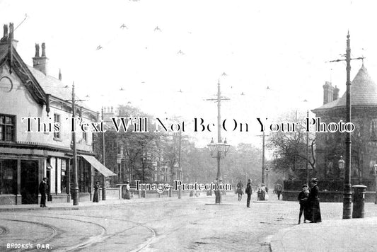 LA 4464 - Brooks Bar, Whalley Range, Manchester, Lancashire c1904