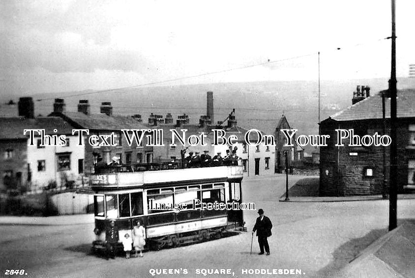 LA 4482 - Tram, Queens Square, Hoddlesden, Lancashire