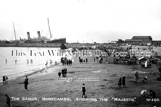 LA 4501 - The Sands & Steam Ship Majestic, Morecambe, Lancashire