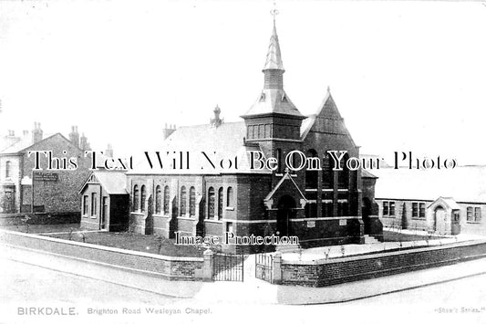 LA 4526 - Brighton Road Wesleyan Chapel, Birkdale, Lancashire c1906