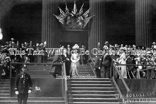 LA 4533 - Royal Visit To Liverpool, Carbonora Mills, Lancashire