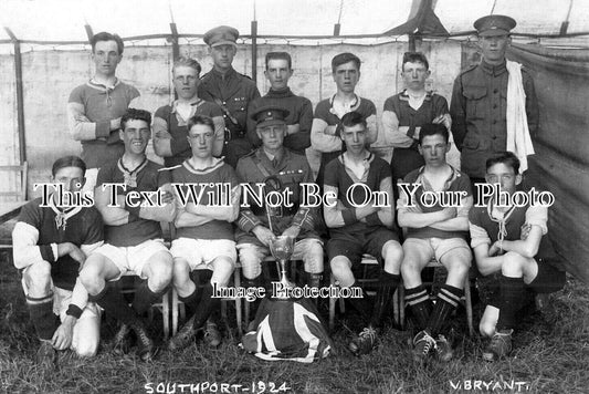 LA 4535 - Kings Rifle Corps Football Team, Southport, Lancashire 1924