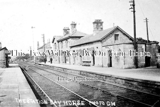 LA 4539 - Bay Horse Railway Station, Lancashire c1908
