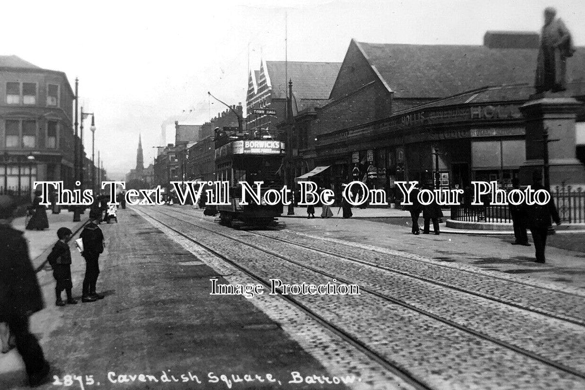LA 4545 - Cavendish Square, Barrow In Furness, Lancashire c1908