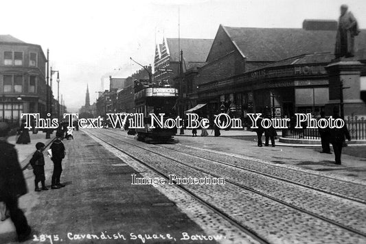 LA 4545 - Cavendish Square, Barrow In Furness, Lancashire c1908