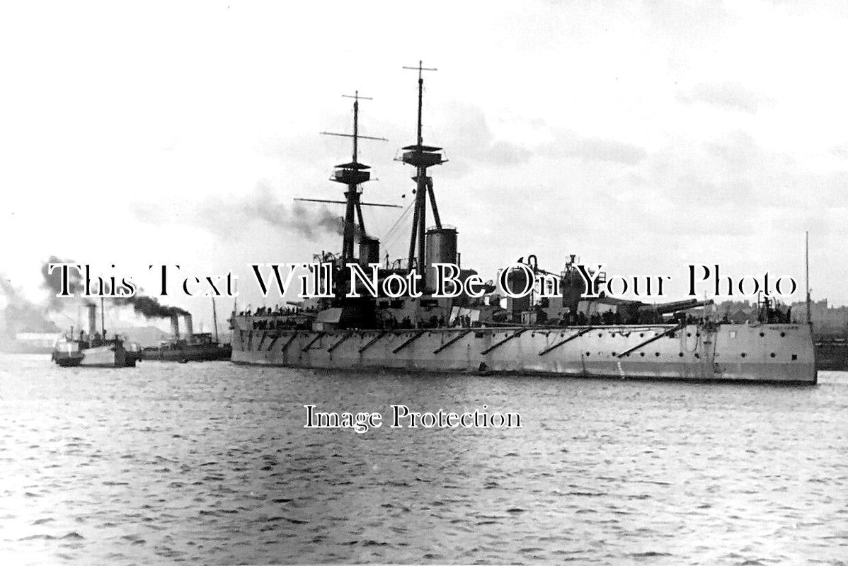 LA 4560 - HMS Vanguard Leaving Barrow Dock, Lancashire