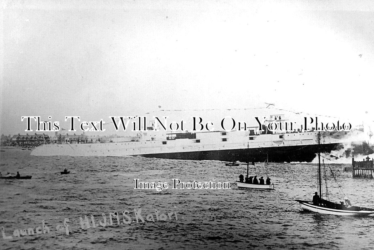 LA 4569 - Launch Of HIJMS Katori, Barrow, Lancashire