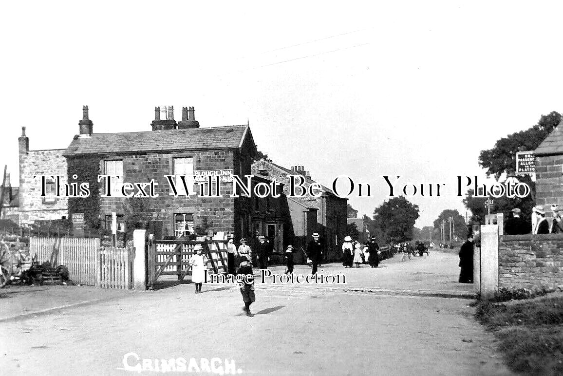 LA 4580 - Plough Inn & Railway Crossing, Grimsargh, Lancashire