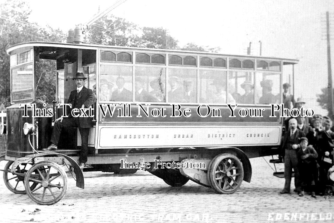 LA 4583 - Ramsbottom Trolly Car, Edenfield, Lancashire c1914
