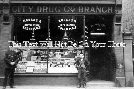 LA 4606 - Drug Chemist Shop, Garston, Liverpool, Lancashire c1905