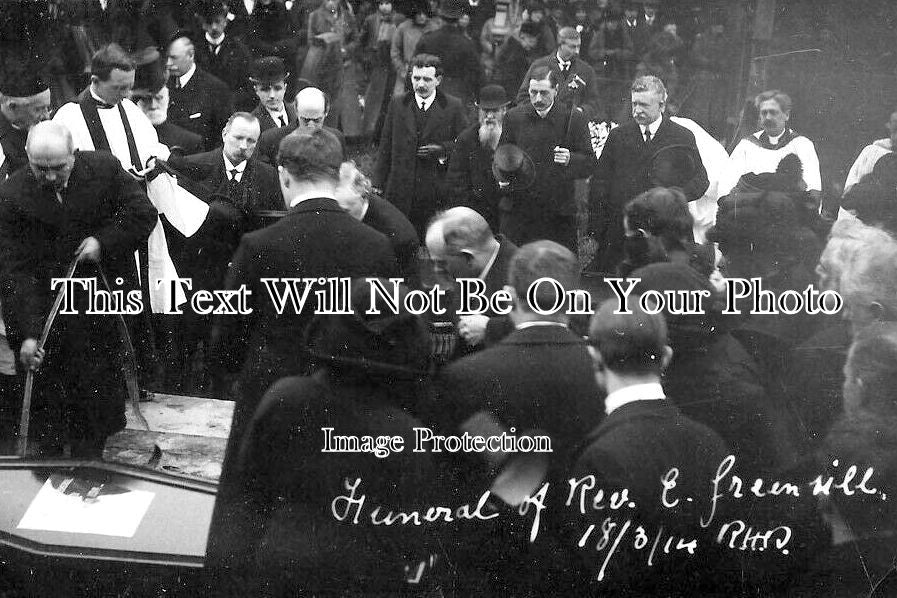 LA 4667 - Funeral Of Rev Greensill, Haslingden, Accrington, Lancashire 1914
