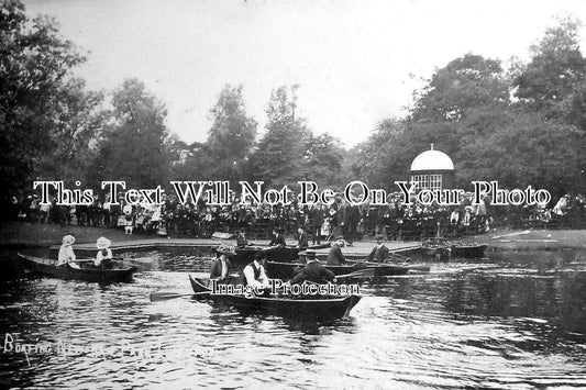 LA 4676 - Boating Lake, Newsham Park, Liverpool, Lancashire c1913