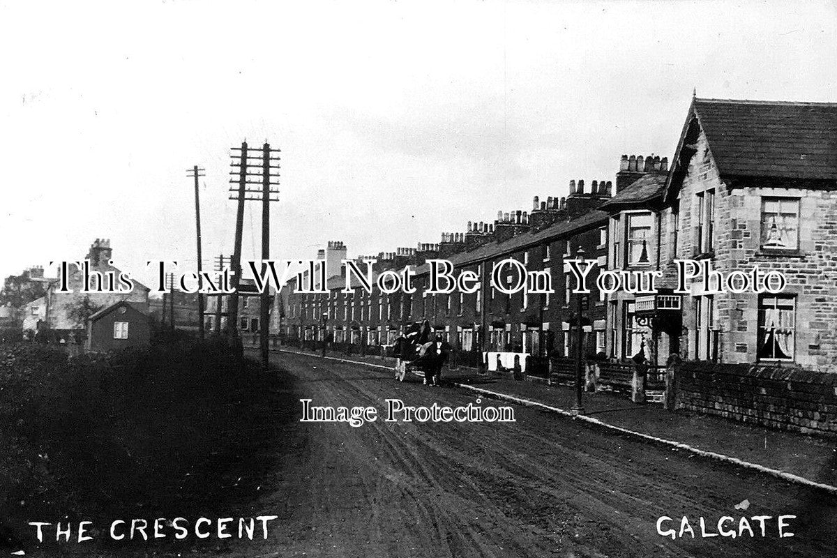 LA 4732 - The Crescent, Galgate, Lancaster, Lancashire c1905