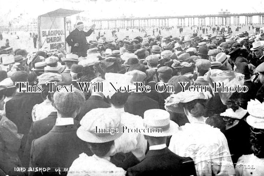 LA 4760 - Lord Bishop Of Manchester On Blackpool Beach, Lancashire