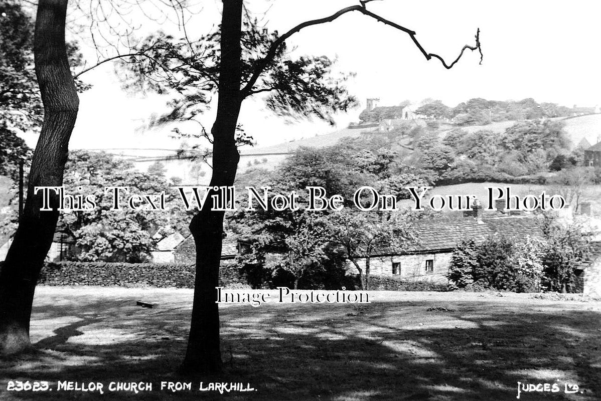 LA 4767 - Mellor Church From Larkhill, Lancashire – JB Archive