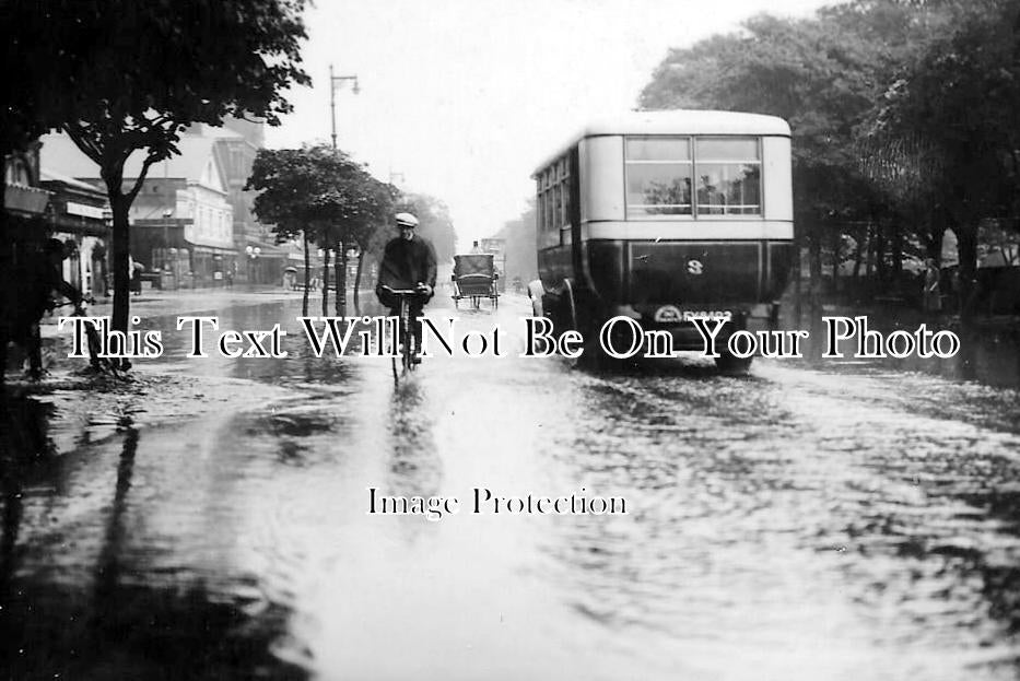 LA 478 - Floods On Lord Street, Southport, Lancashire c1927