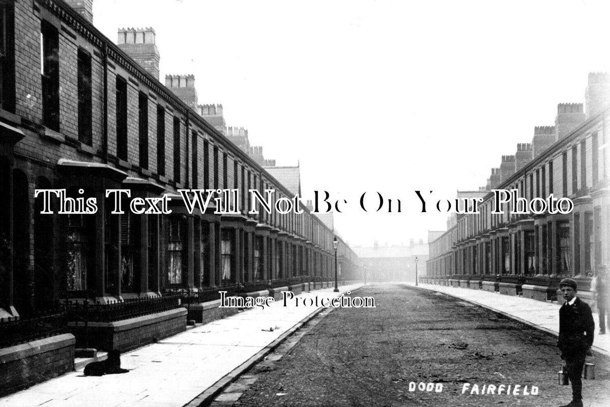 LA 4807 - Whitfield Road, Fairfield, Liverpool, Lancashire c1907