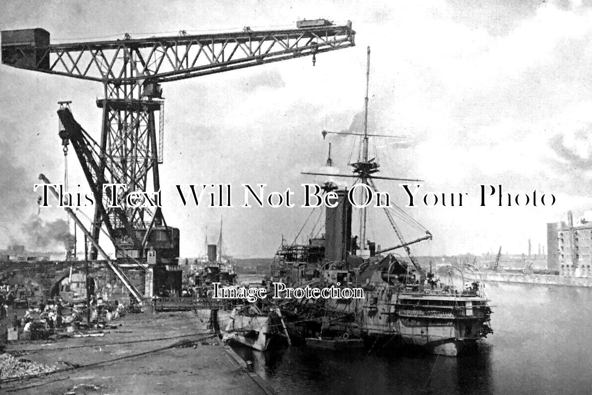 LA 4815 - Devonshire Dock, Barrow In Furness, Lancashire c1907
