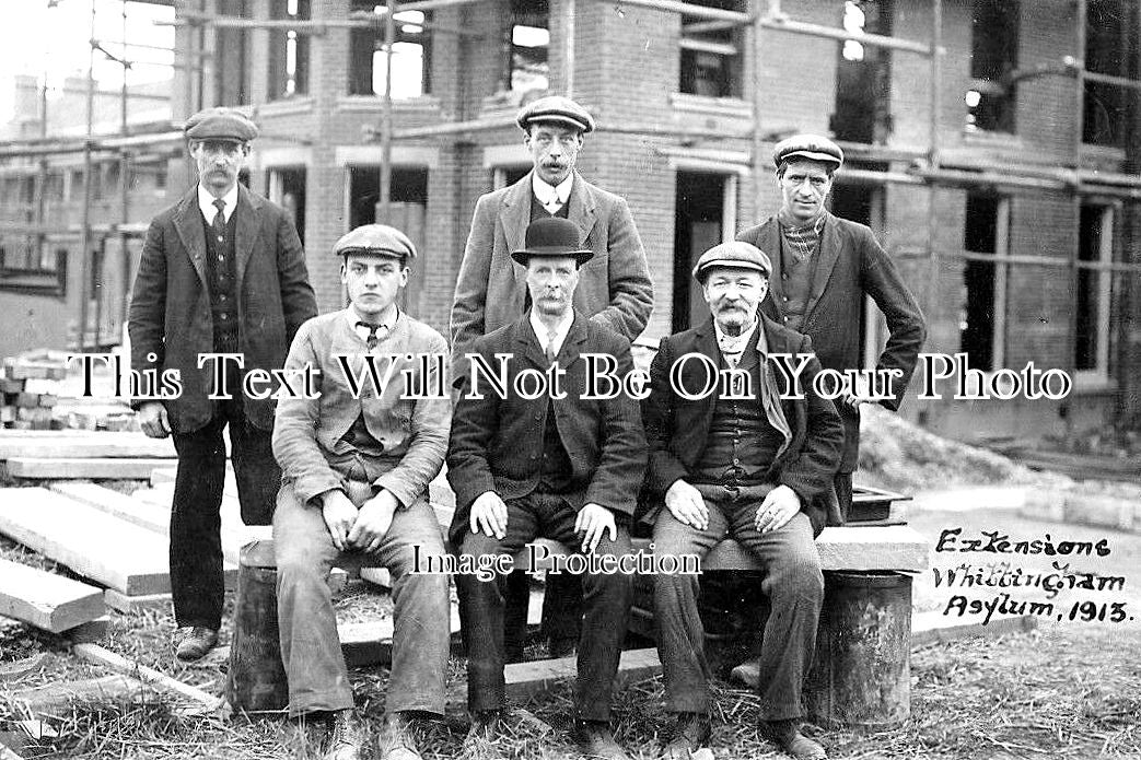 LA 4886 - Extensions At Whittingham Asylum, Lancashire 1913