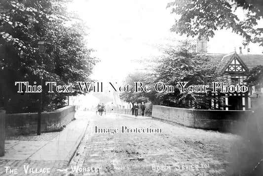 LA 4895 - The Village, Worsley, Manchester, Lancashire c1913