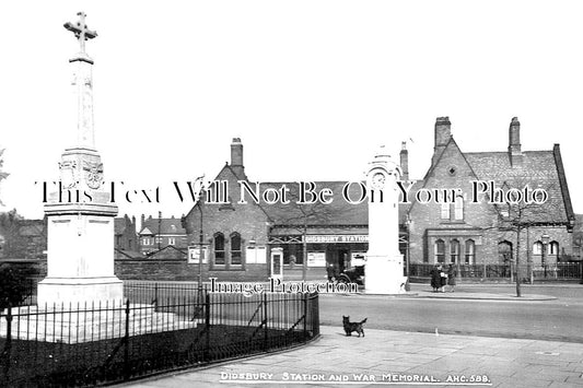 LA 4901 - Didsbury Railway Station & War Memorial, Lancashire