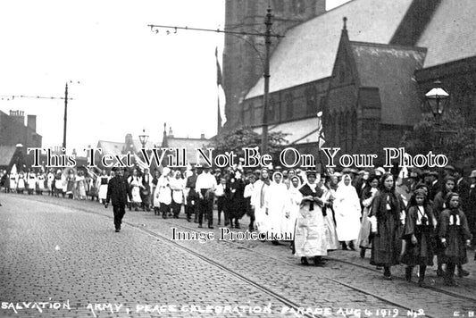 LA 4905 - Salvation Army Peace Celebrations Parade, Nelson, Lancashire 1919 WW1