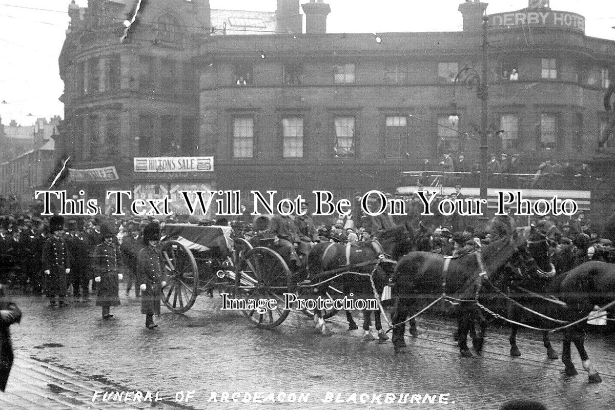 LA 4918 - Funeral Of Archdeacon Blackburne, Bury, Lancashire 1916