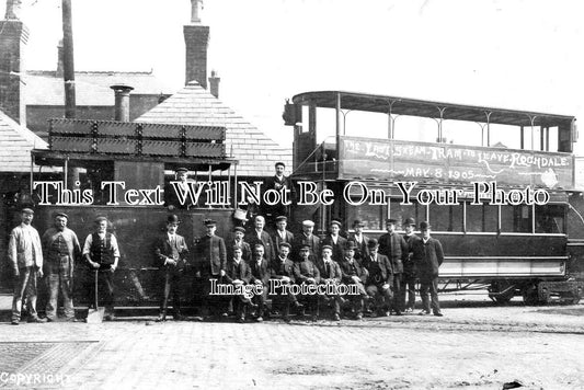 LA 4951 - Last Steam Tram To Leave Rochdale, Lancashire